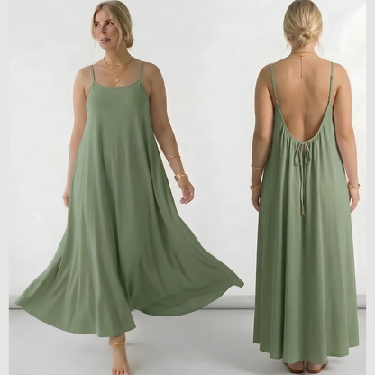 Everyday house dress that flatters every figure.