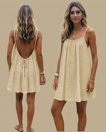Backless Mini Dress