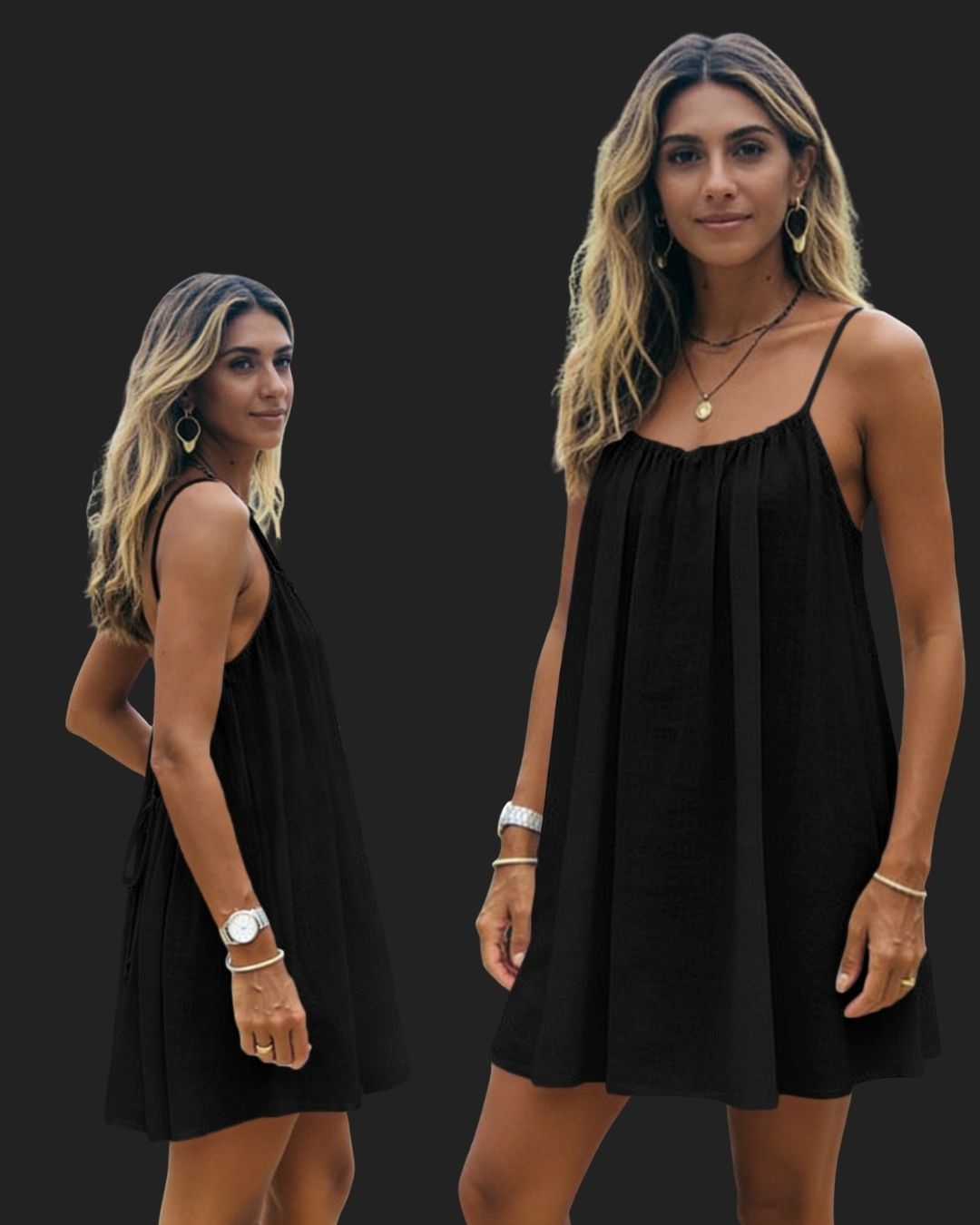 Backless Mini Dress
